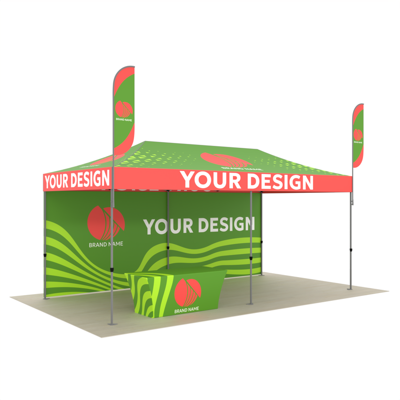 10x20 Custom Brand Canopy Tent