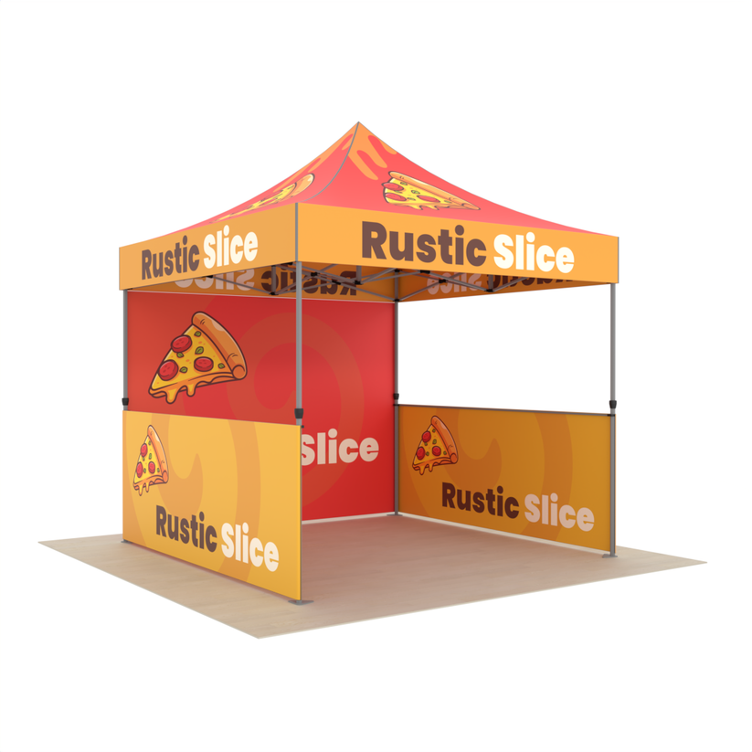 Custom Canopy Tent for Pizza Shop