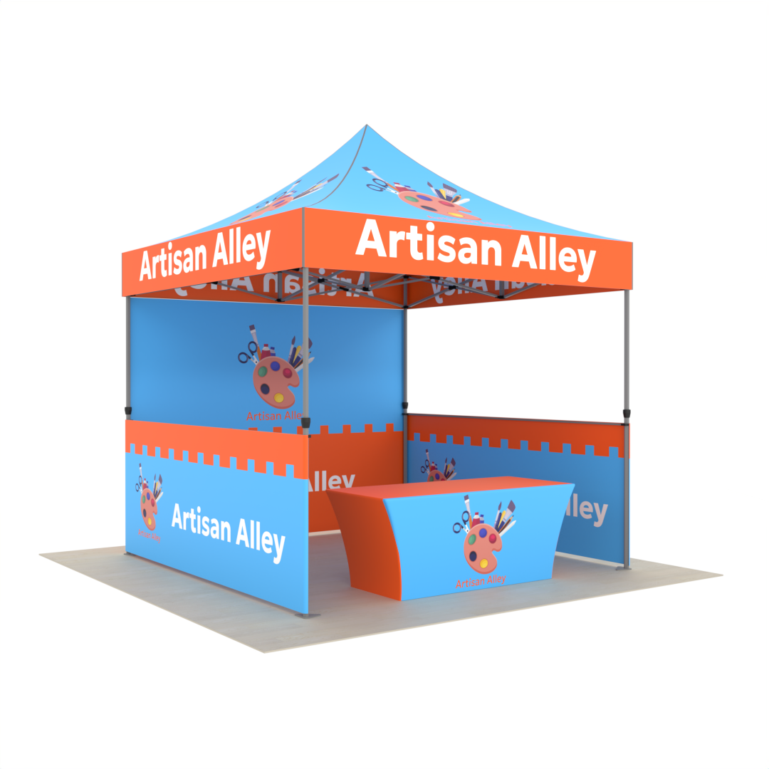 Custom Printed Canopy Tent for Craft Show