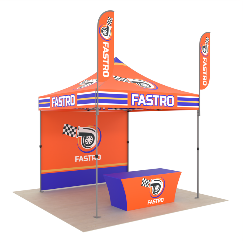 Custom Printed Canopy Tents for Race