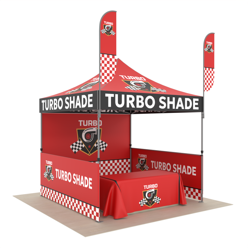 Custom Printed Canopy Tents for Racing