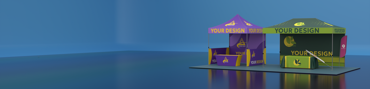 Custom Canopy Tents with Logo | Design in 3D Online | VividTents